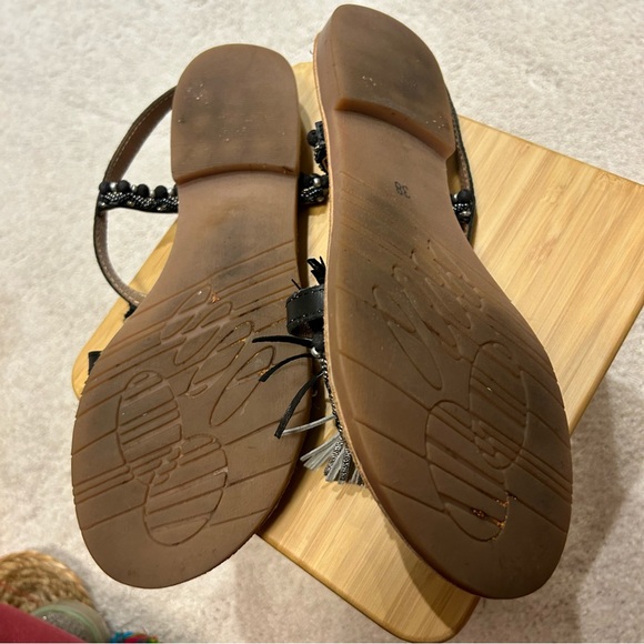 Free People Beaded Leather Sandals - Picture 5 of 14